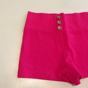 High Waisted Pink Shorts